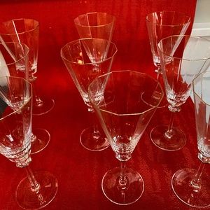 Mikasa South Hampton Vintage Blown wine glasses (8 Glasses)